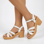 Chunky Plateau Sandalen Met Hak - Myra