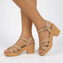 Chunky Plateau Sandalen Met Hak - Myra