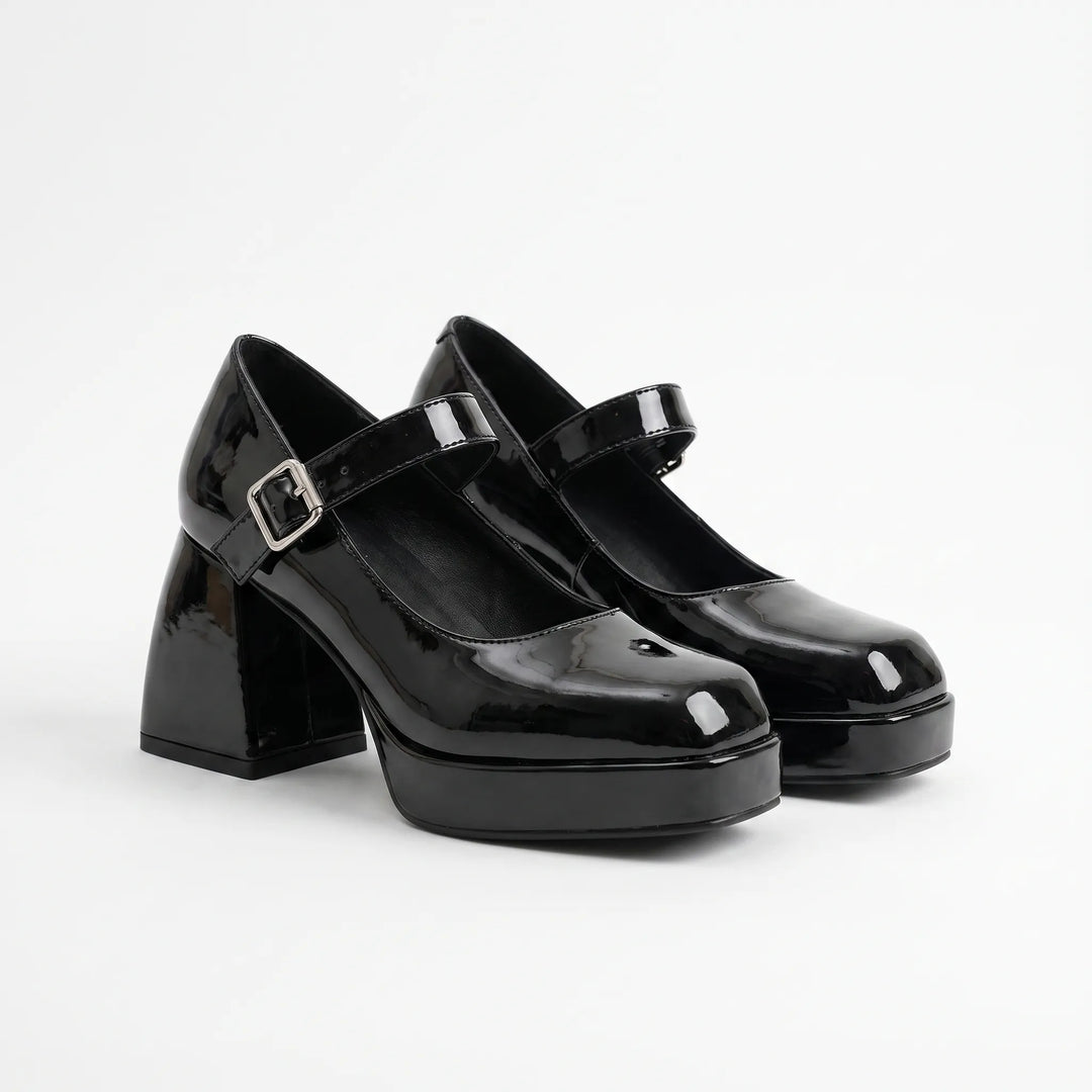 Chunky Platform Mary Janes - Lynda