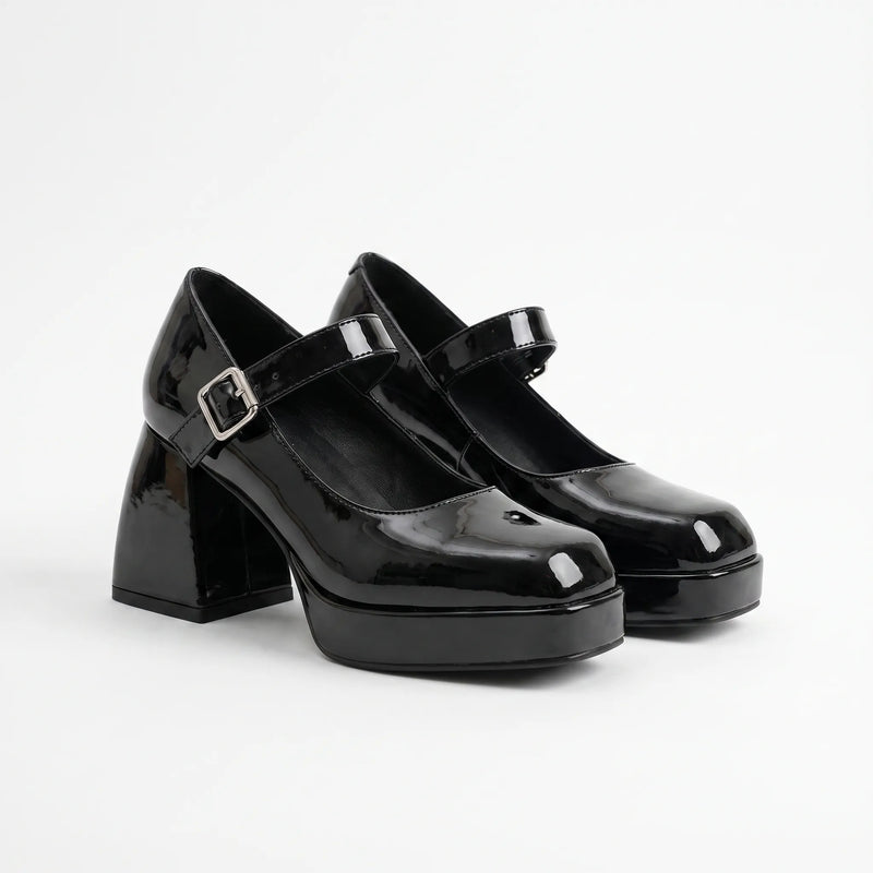 Chunky Platform Mary Janes - Lynda