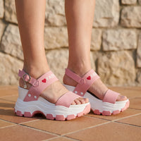 Chunky Sandalen Met Sleehak - Wendy