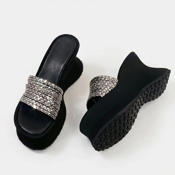 Chunky Sleehaksandalen Met Platform - Dianna