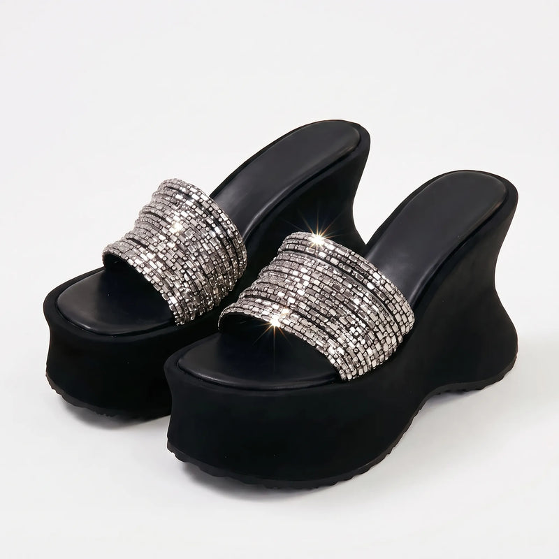 Chunky Sleehaksandalen Met Platform - Dianna