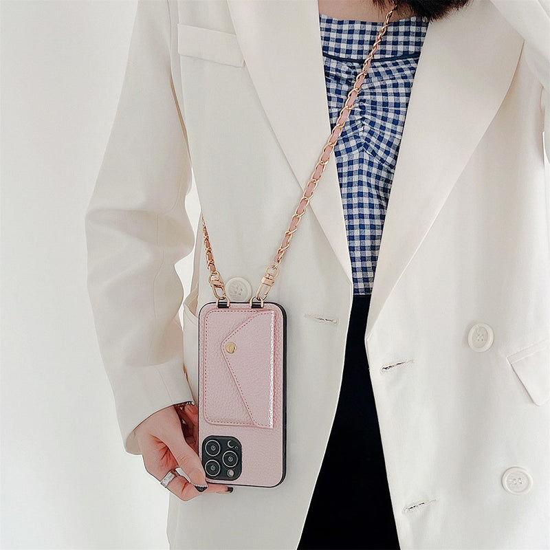 Functioneel iPhone Hoesje met Portemonnee - Celeste