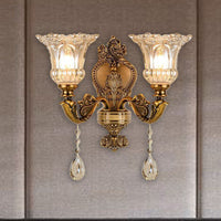 Vintage Gouden Wandlamp – Aureo