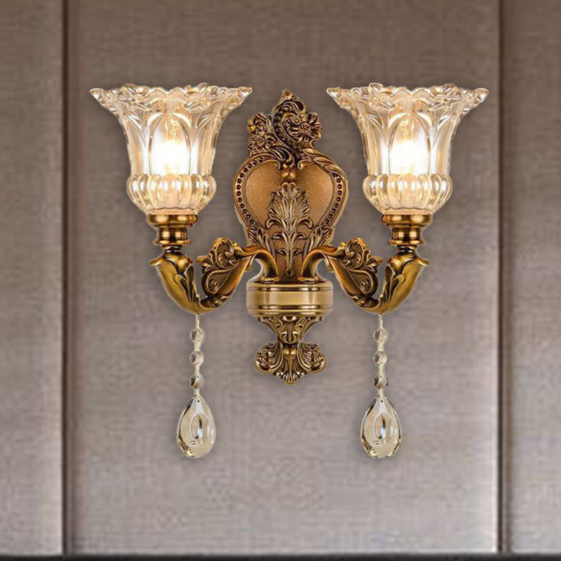 Vintage Gouden Wandlamp – Aureo