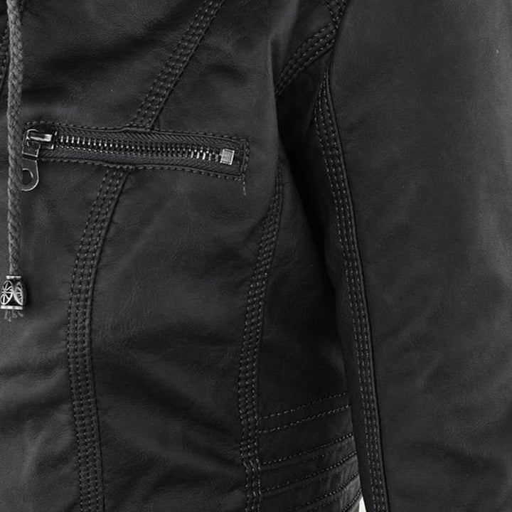 Fashionable Leather Jacket - Zara