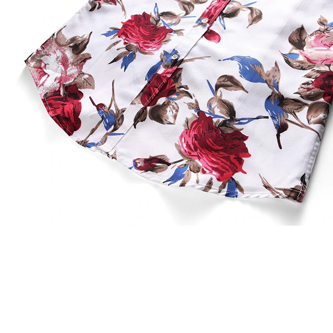 Trendiges Hemd mit Blumenmuster - Finn