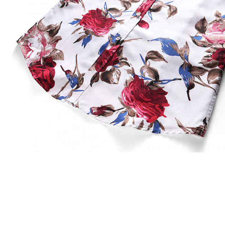 Trendiges Hemd mit Blumenmuster - Finn