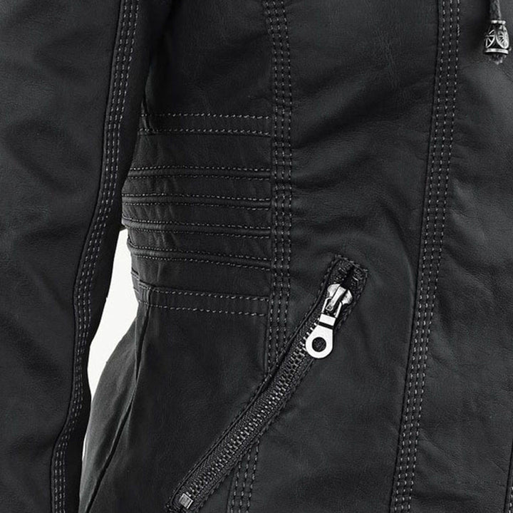 Fashionable Leather Jacket - Zara