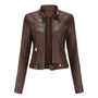Stilvolle Damen-Lederjacke im klassischen Design - Marlene