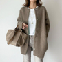 Damen Cardigan mit langen Ärmeln und Taschen – Liora