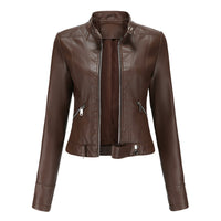Classic Women's Leather Jacket with Timeless Style 4