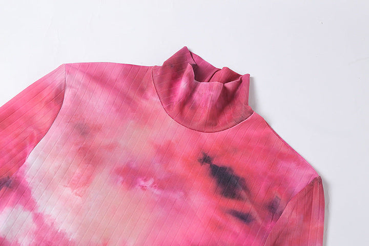 Beatrice Kleid | Mit fröhlichem Tie-Dye Muster