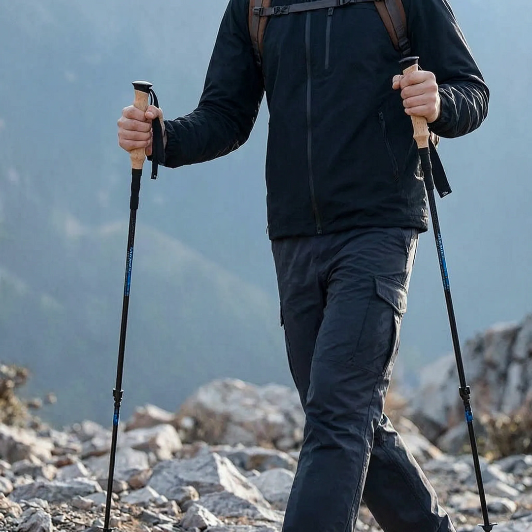 Collapsible Telescopic Trekking Pole Set -  Summastride
