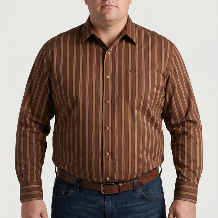 Colorful Striped Long Sleeve Shirt - Joseph