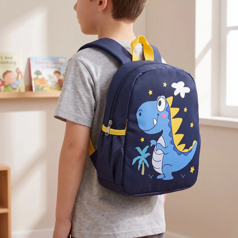 Colourful Cartoon Dinosaur School Bag - Zaurion