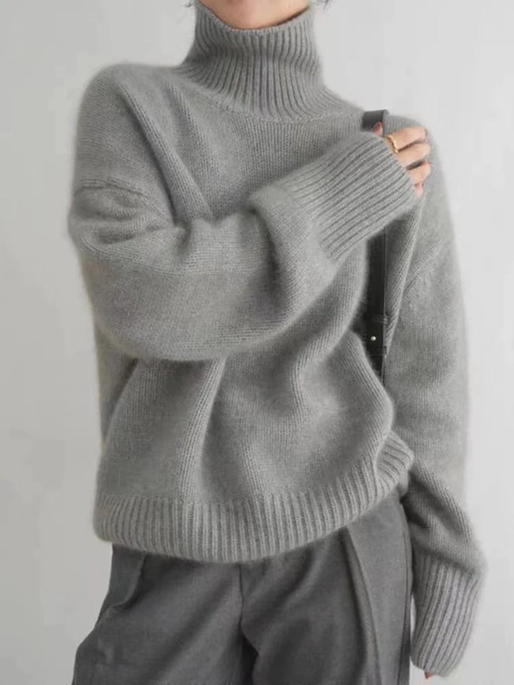 Luxus Damen Rollkragenpullover - Elara