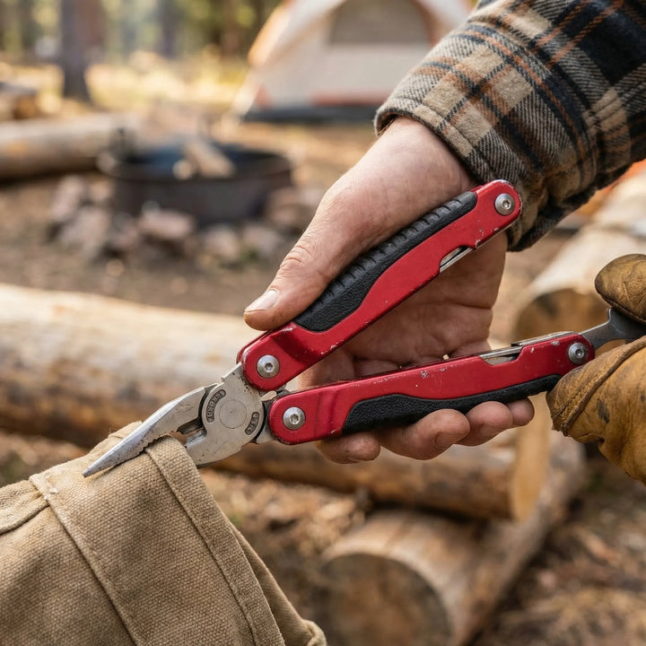 Compact 9-In-1 Folding Multi-Tool -  Traxfold