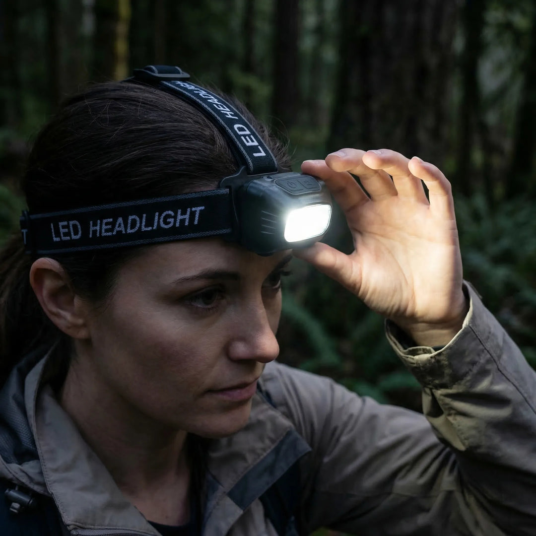 Compact Head-Mounted LED Torch -  Lumitrax
