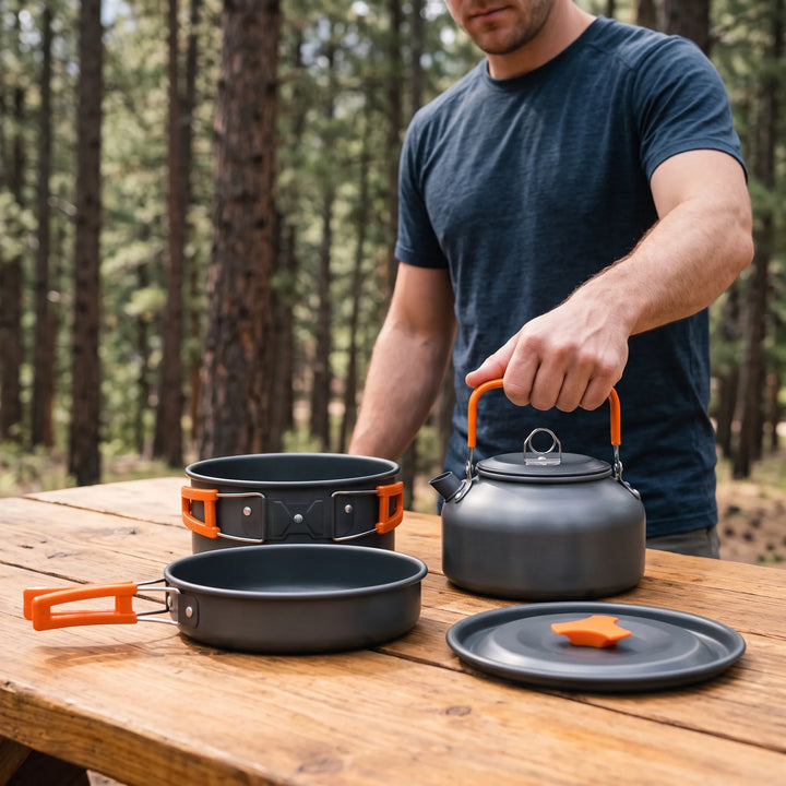 Compact Outdoor Cooking Set - TrekChef