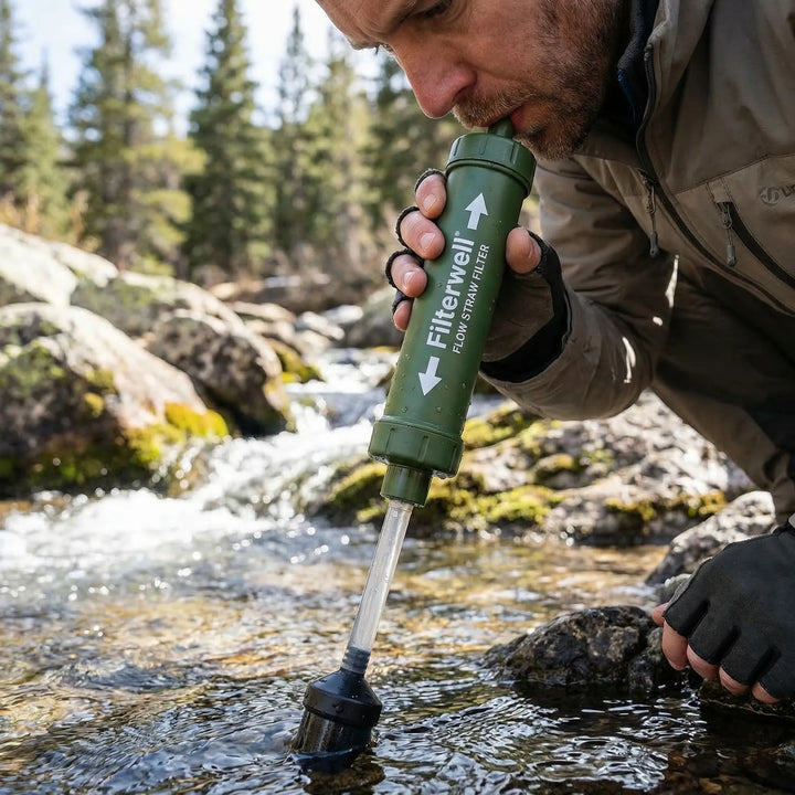 Compact Portable Hiking Water Filter -  Aquriv