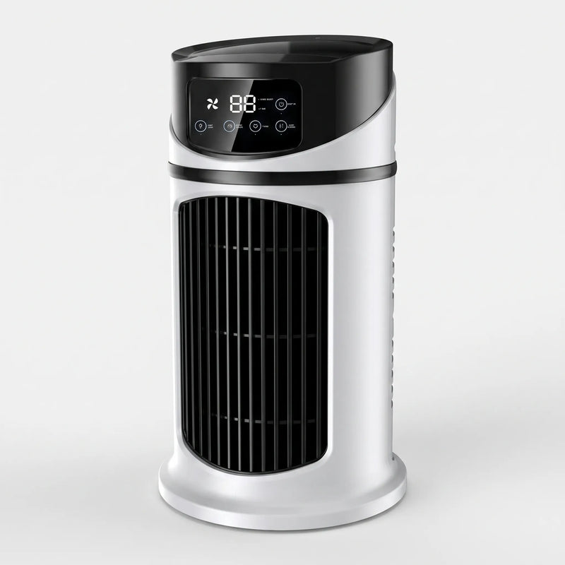 Compacte Luchtkoeler Met Water Voor Op Tafel - Breezify
