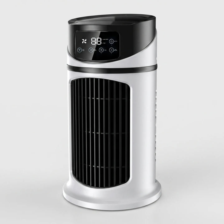Compacte Luchtkoeler Met Water Voor Op Tafel - Breezify