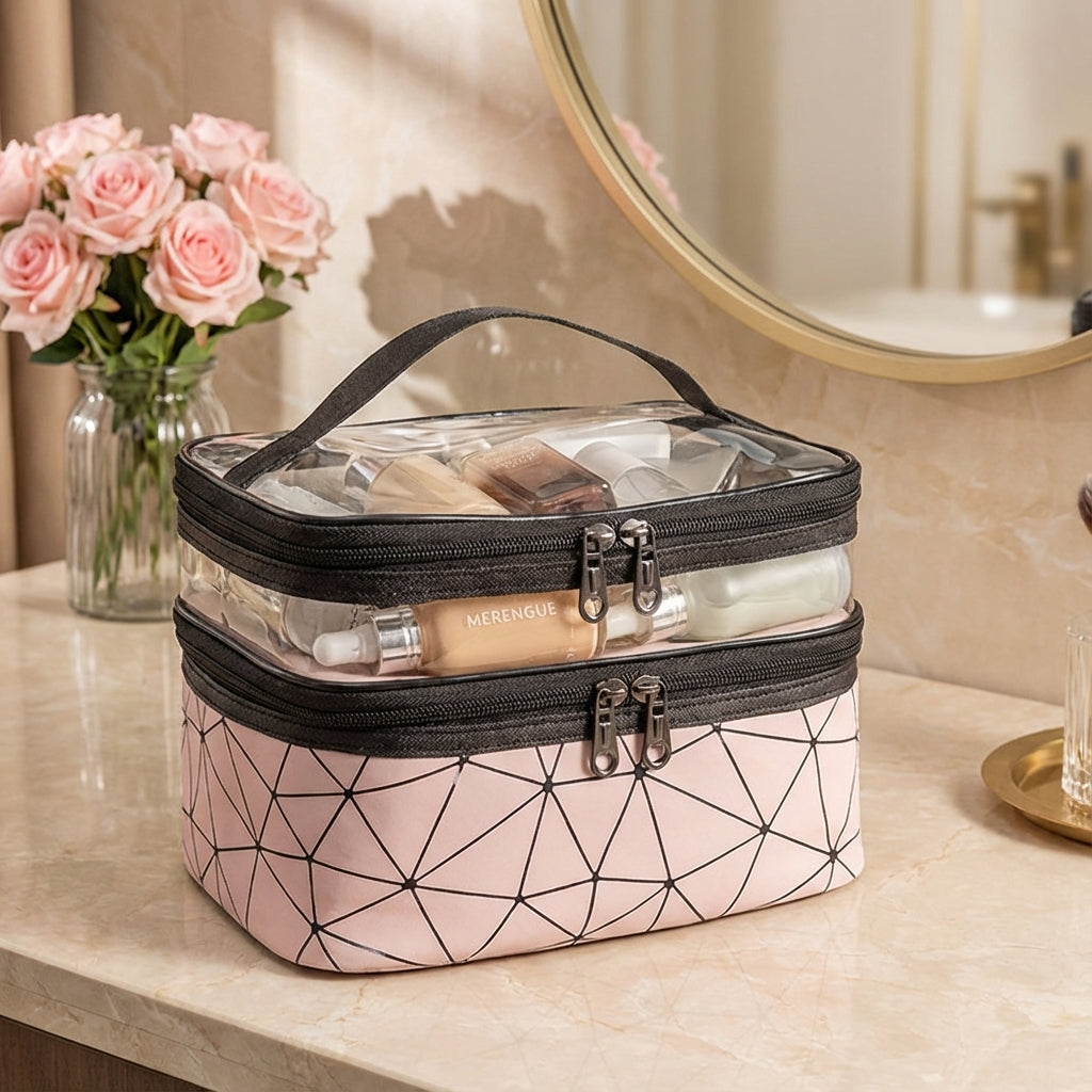 Compacte Draagbare Toilettas - ClearVogue