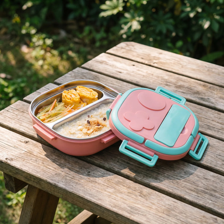 Compartmentalised Children's Bento Box - Noshley