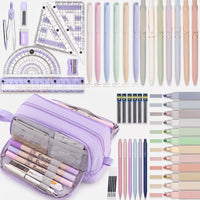 Comprehensive Pastel Desk Stationery Set - Velinor