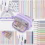 Comprehensive Pastel Desk Stationery Set - Velinor