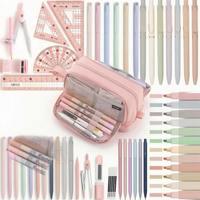 Comprehensive Pastel Desk Stationery Set - Velinor