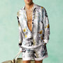 Trendiges Herren-Hawaii-Set mit Seiden-Look - Fabio