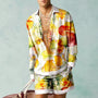 Trendiges Herren-Hawaii-Set mit Seiden-Look - Fabio