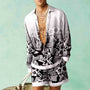 Trendiges Herren-Hawaii-Set mit Seiden-Look - Fabio
