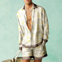 Trendiges Herren-Hawaii-Set mit Seiden-Look - Fabio