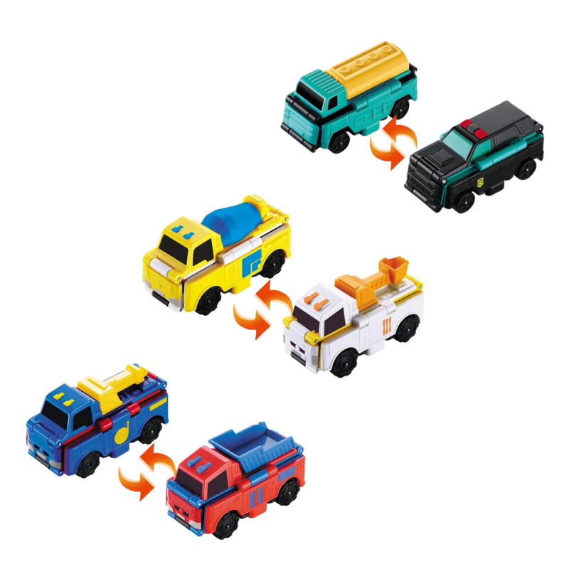 Dubbelzijdige Speelauto’s voor Fantasierijk Spelen - FlipWheels