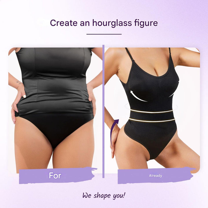 Corrigerende Naadloze Bodysuit String – SculptEase