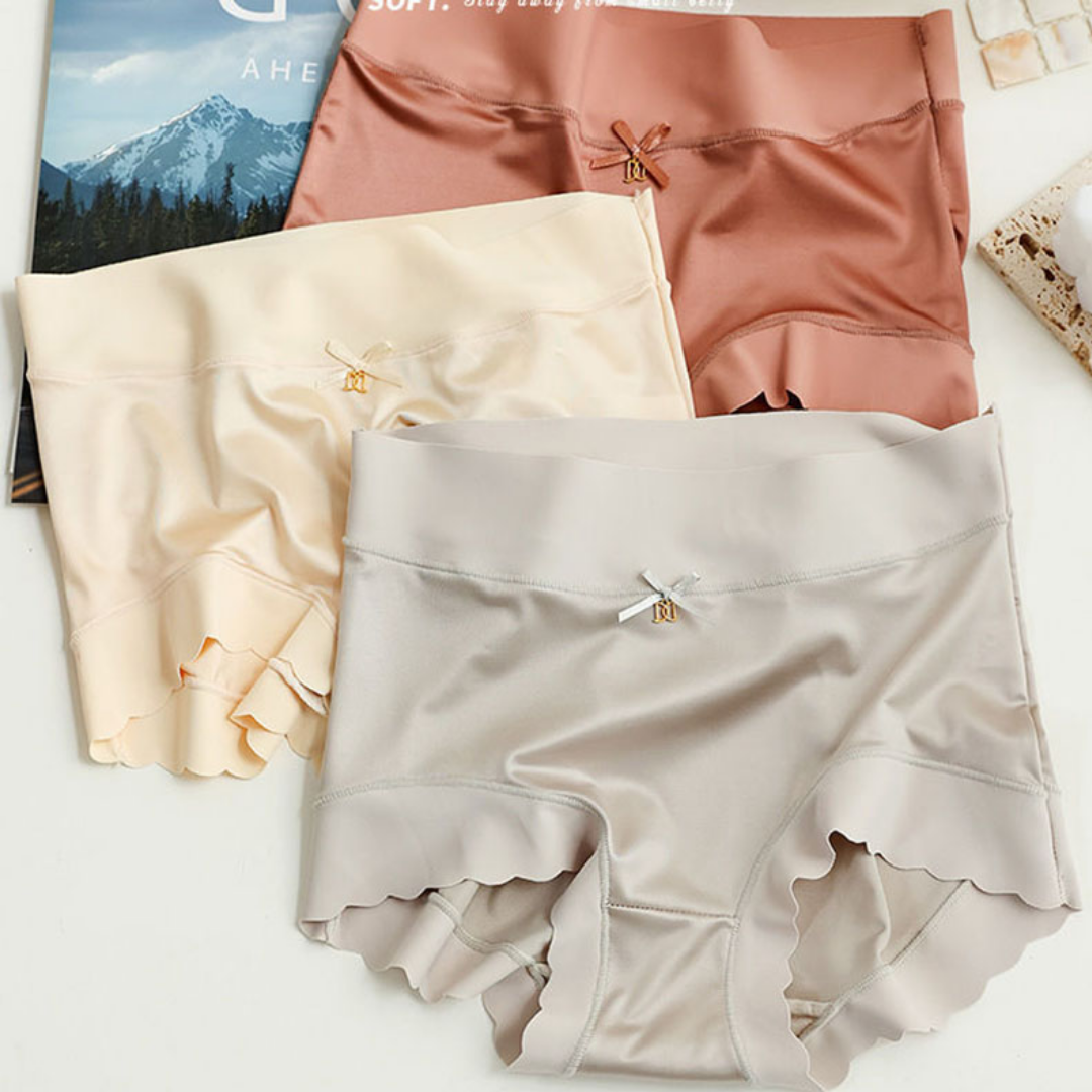 Naadloze Satijnen Dames Slips - Emliy