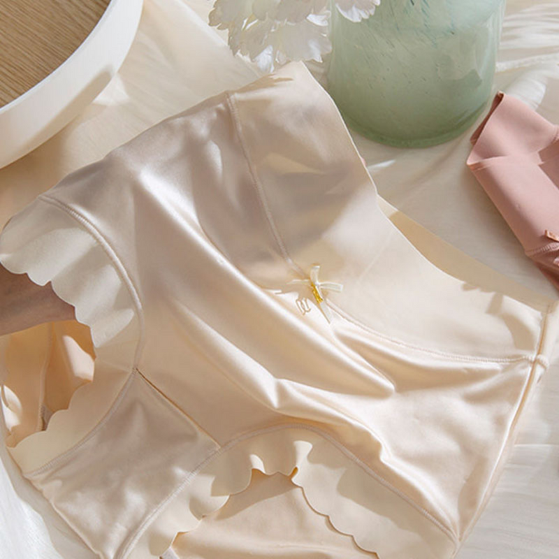 Naadloze Satijnen Dames Slips - Emliy