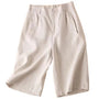 Damen-Leinen-Baumwoll-Sommershorts - Elvira