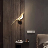 Moderne Vogel-Wandleuchte - AviaryGlow