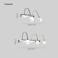 Gebogene LED-Wandleuchte – Arcus
