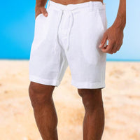 Luxuriöse Leinen-Herren-Shorts - Armand