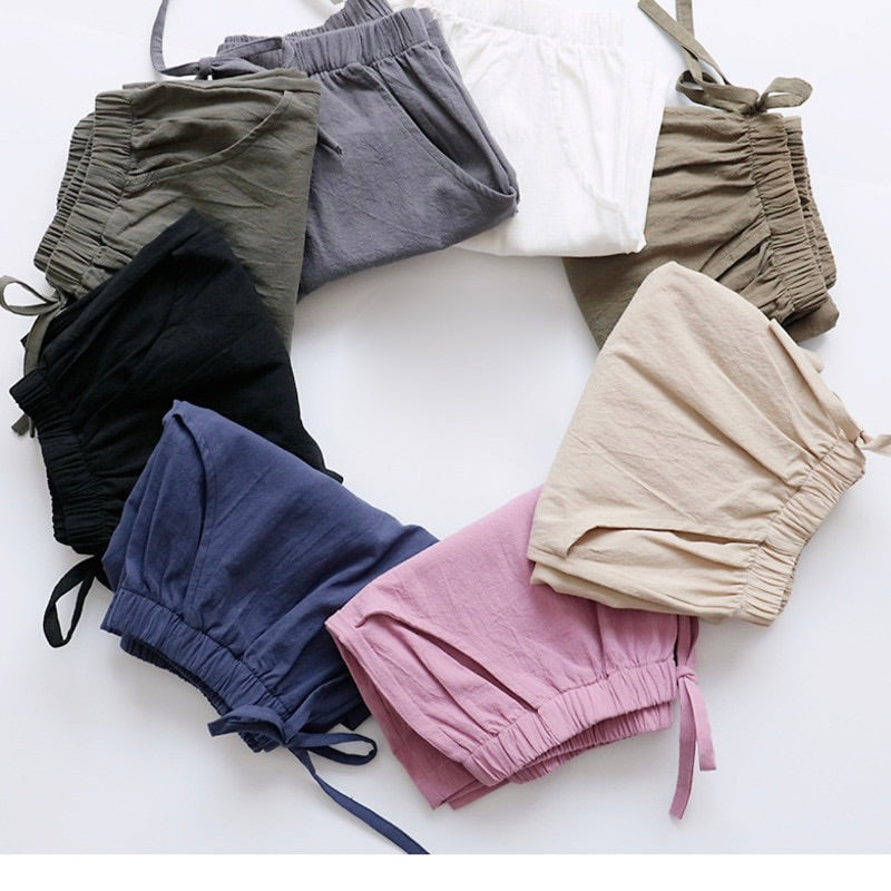 Lindy Shorts | Hochwertiges Leinen & Baumwolle