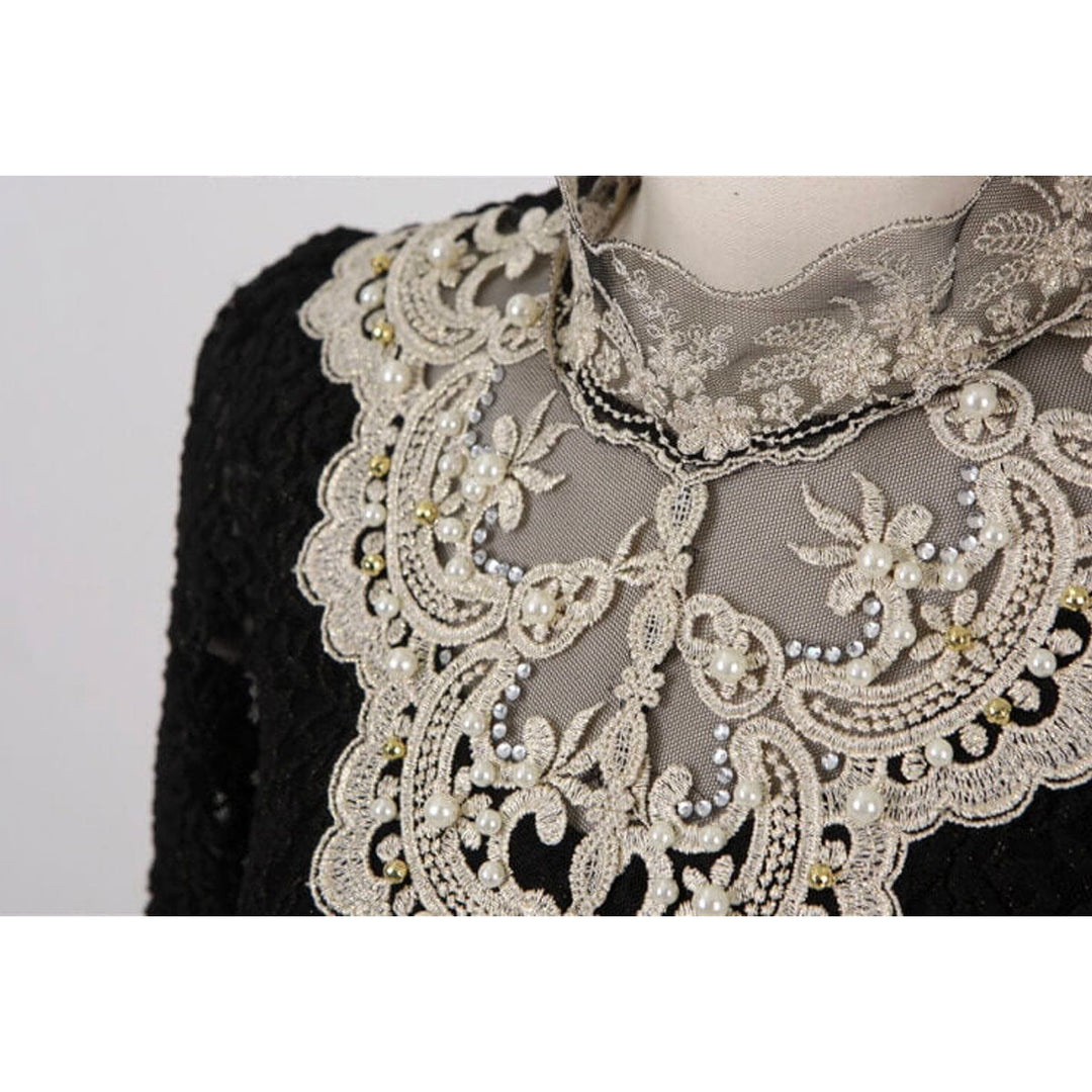 Damenbluse mit Herbststickereien – Elisabeth
