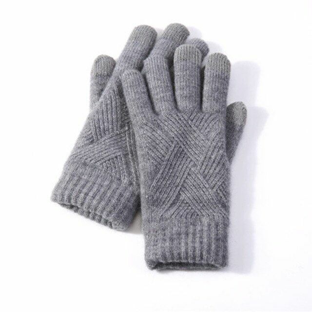 Geraldine Gestrickte Handschuhe | Warm & Vielseitig