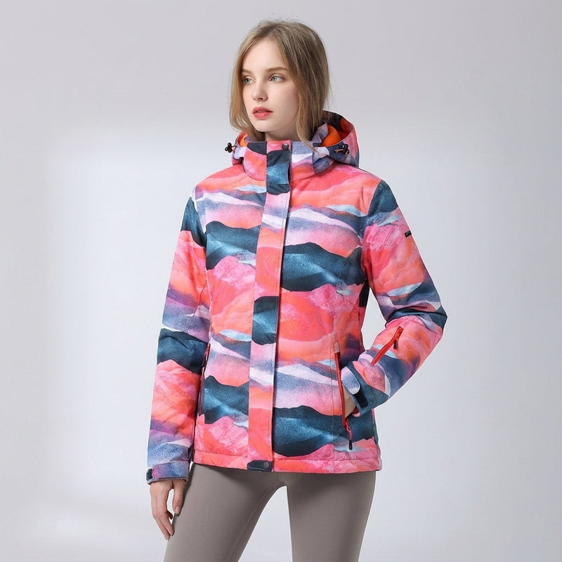 Damen Skijacke Mit Kapuze - Kaylee