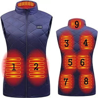 Damen Thermoweste Mit Neun Zonen - Amber